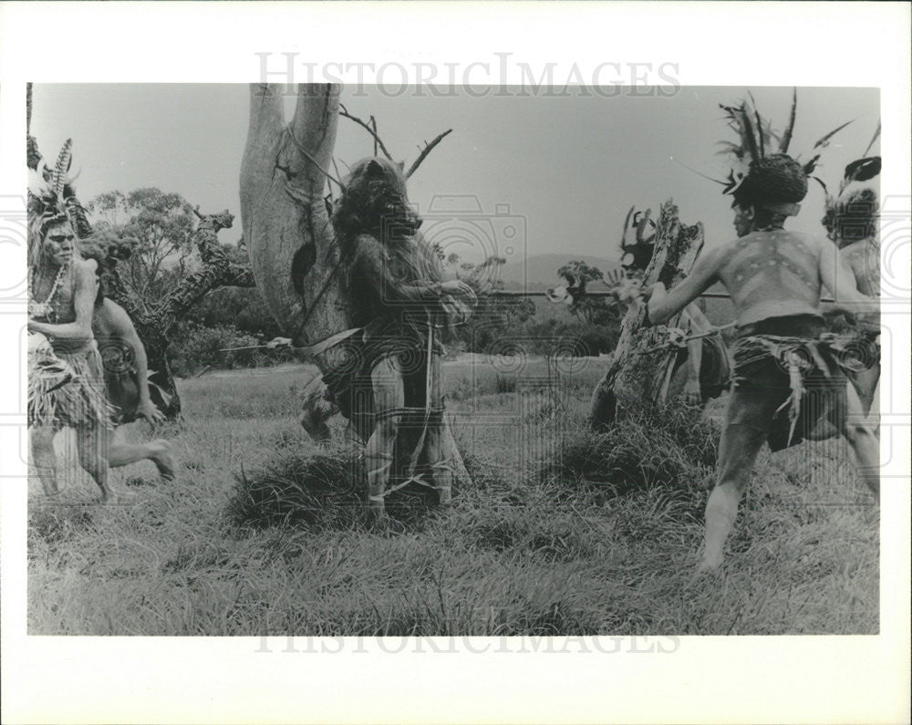 1987 Press Photo A Ritual Death From &quot;Howling III&quot; - Historic Images