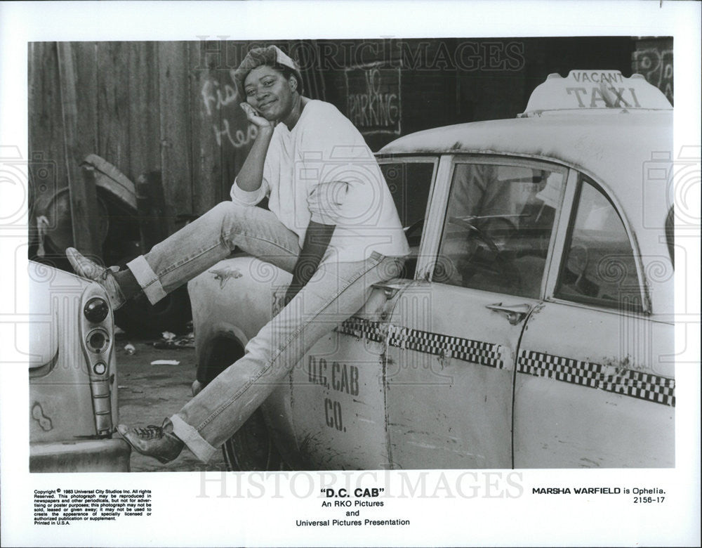 1983 Press Photo Actress Marsha Warfield in the Film D.C. Cab - Historic Images