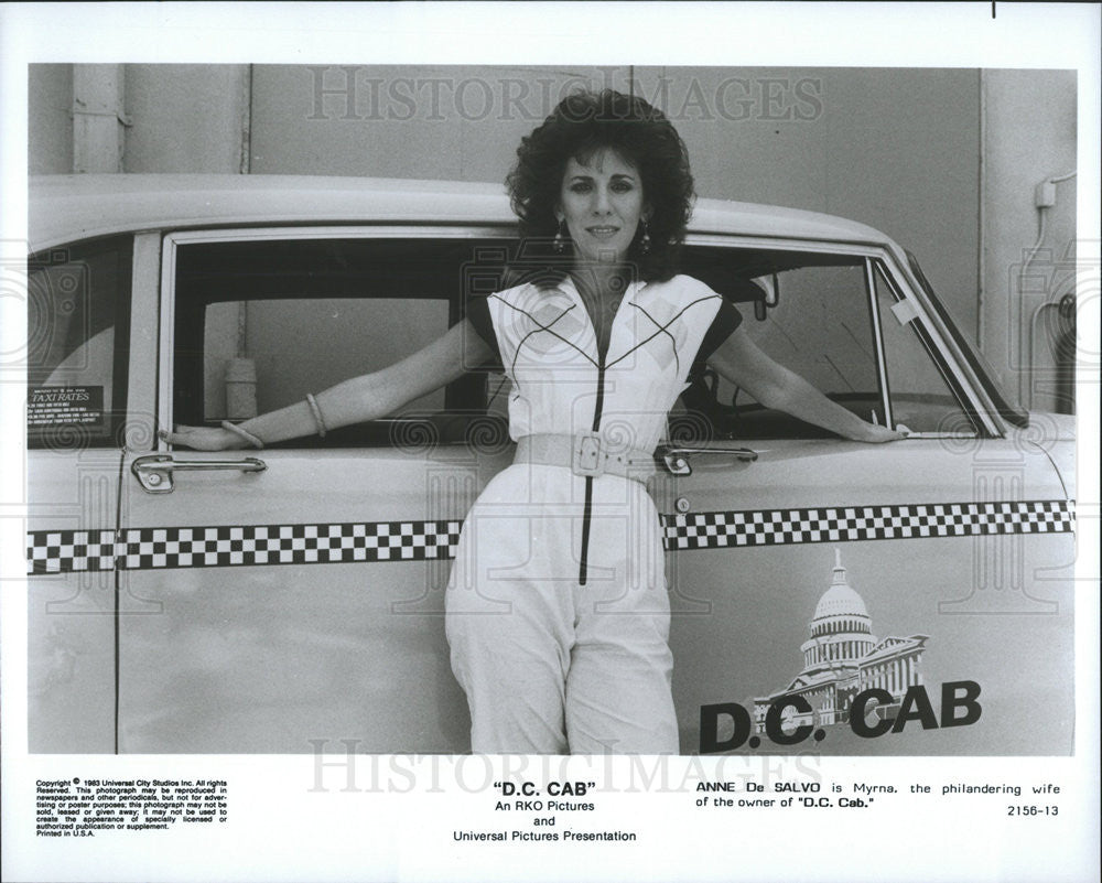 1983 Press Photo Actress Anne de Salvo in the Film D.C. Cab - Historic Images