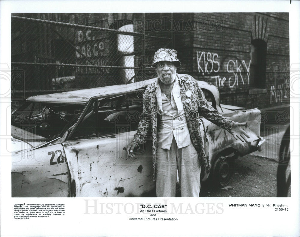 1983 Press Photo Actor Whitman Mayo in the Film D.C. Cab - Historic Images