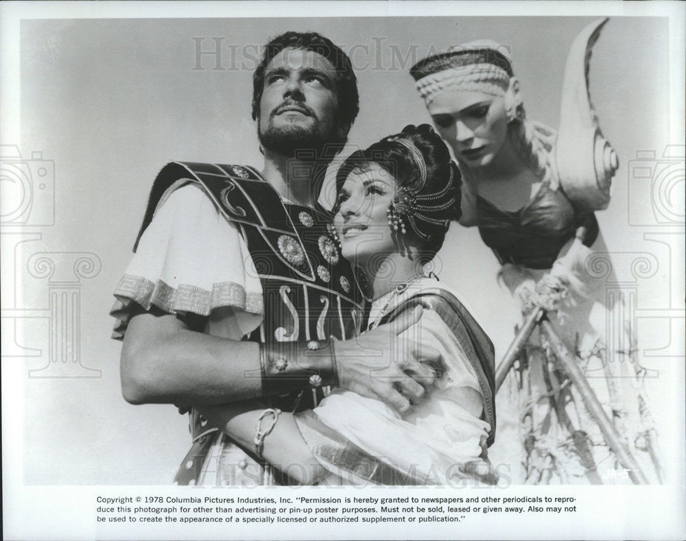 1978 Press Photo Todd Armstrong and Nancy Kovack in Jason and the Argonauts - Historic Images