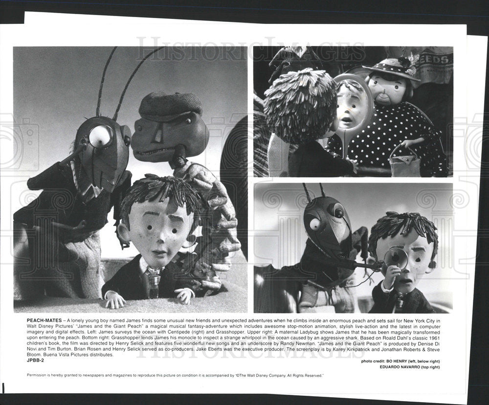 Press Photo James and the Giant Peach (Disney) - Historic Images