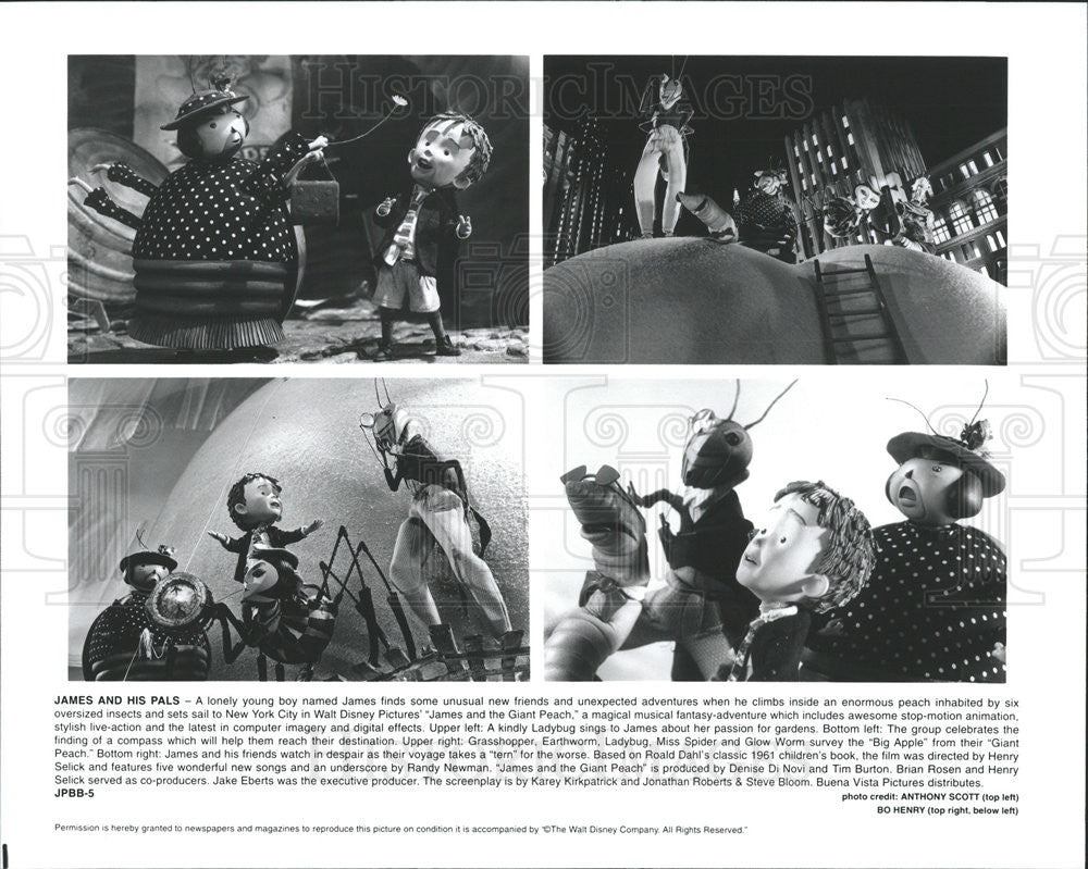 Press Photo James and the Giant Peach (Disney) - Historic Images