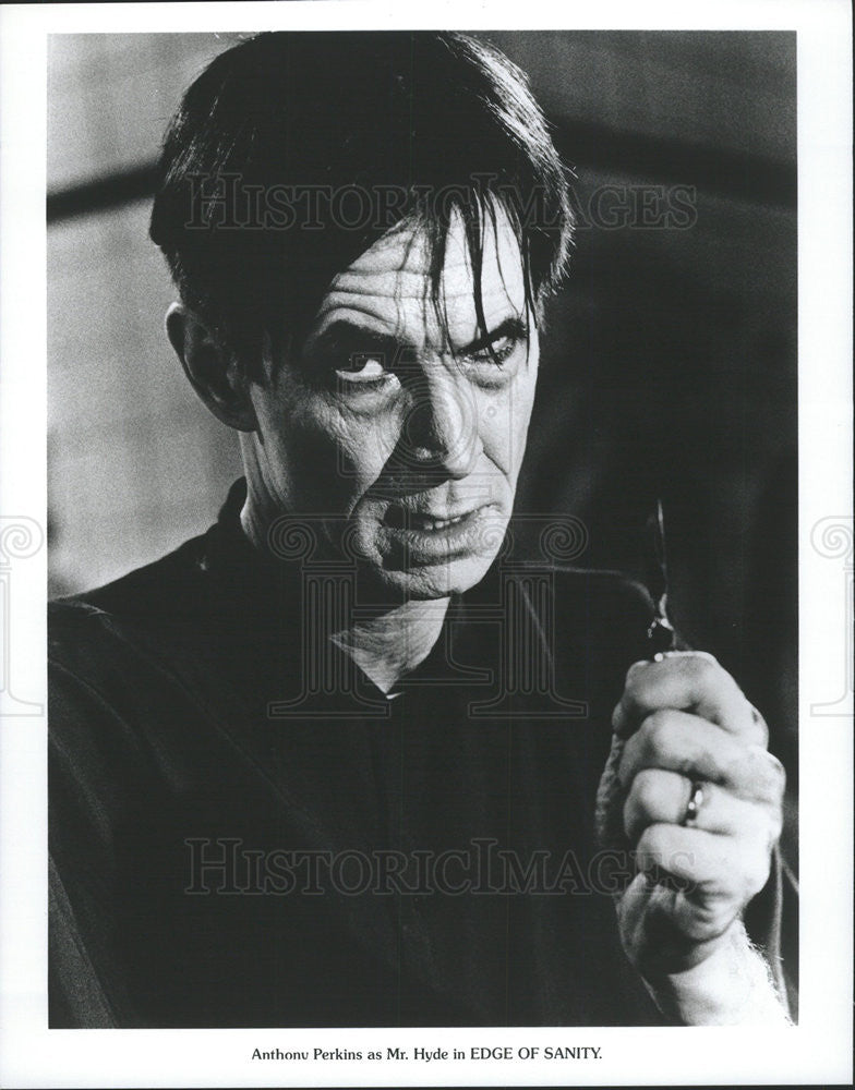 Press Photo Anthony Perkins as Mr. Hyde in Edge of Sanity - Historic Images