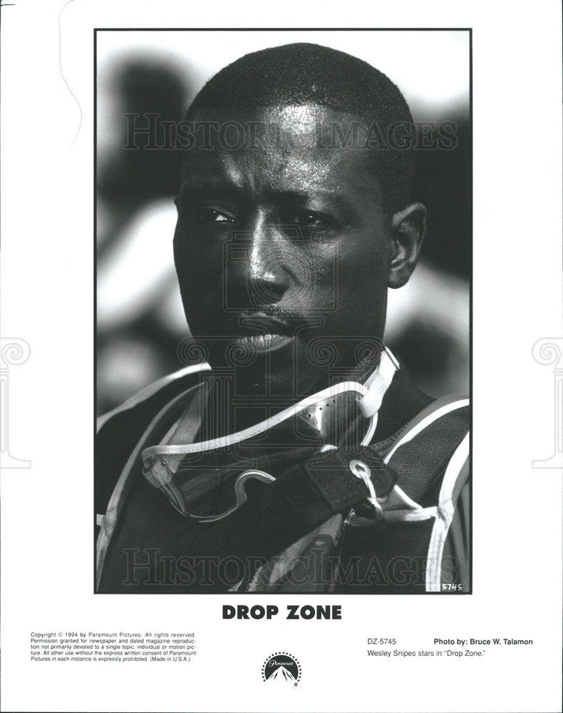 1994 Press Photo Wesley Snipes stars in &quot;Drop Zone&quot; - Historic Images