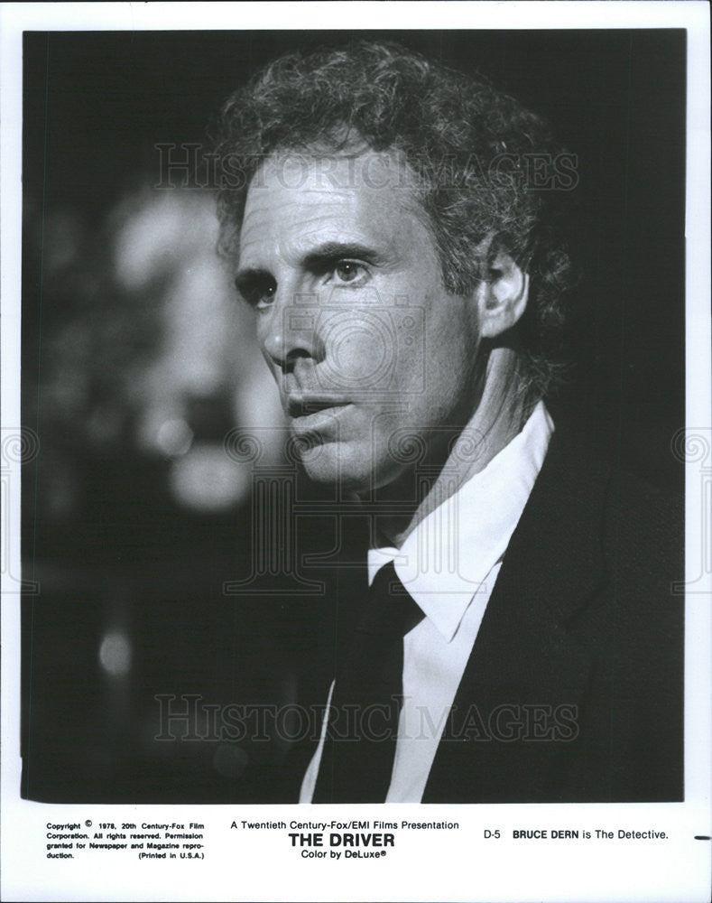 1978 Press Photo Bruce Dern in &quot;The Driver&quot; - Historic Images