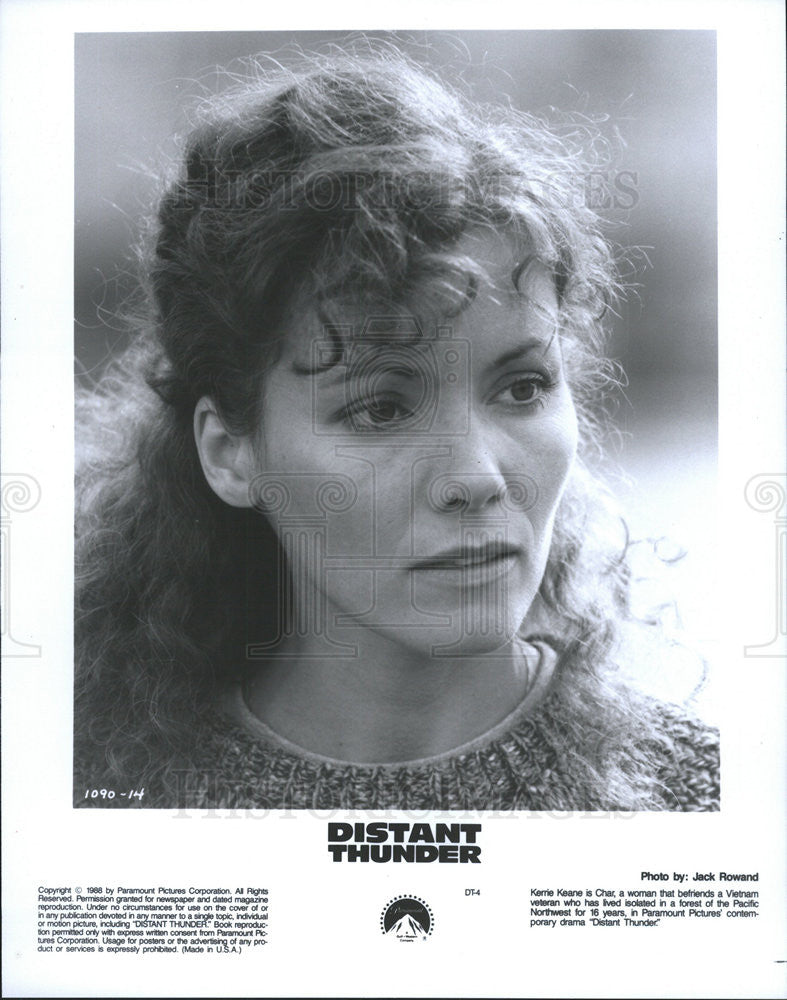 1988 Press Photo Kerrie Ceane Actress Distant Thunder - Historic Images