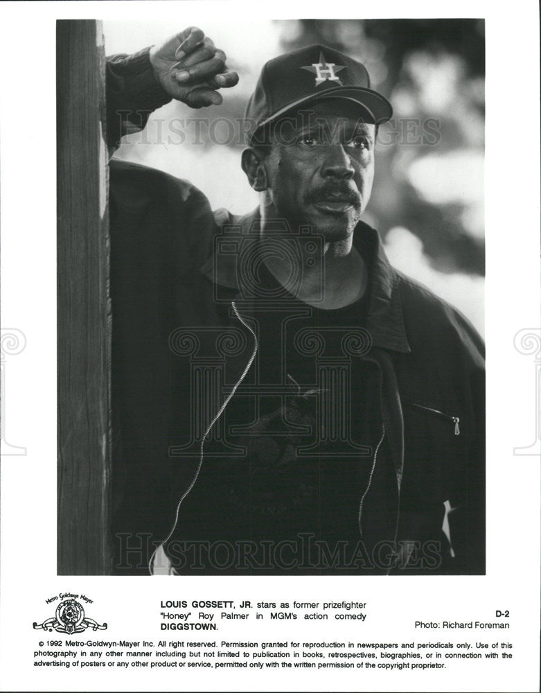 1992 Press Photo Actor Luis Gossett, Jr. - Historic Images