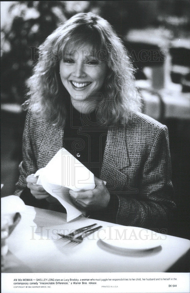 1984 Press Photo Actress Shelly Long - Historic Images