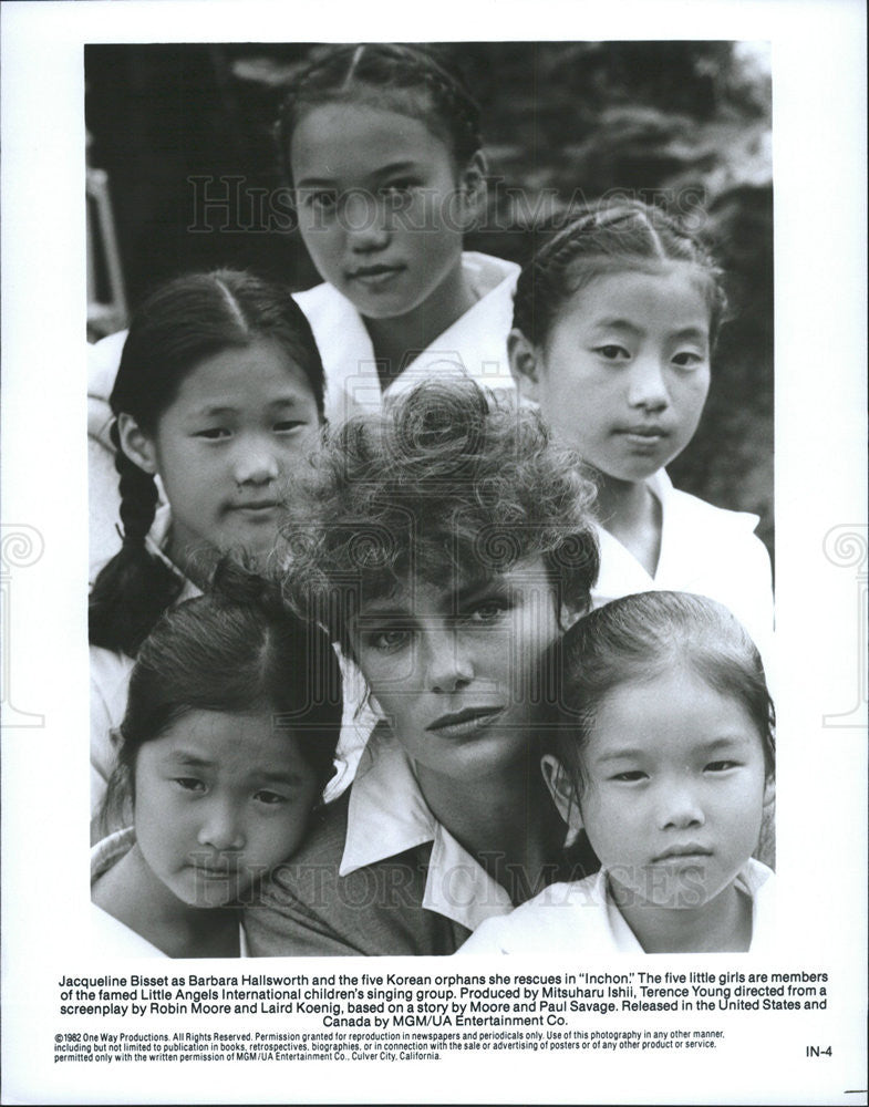 1982 Press Photo Jacqueline Bisset in film &quot;Inchon&quot; - Historic Images