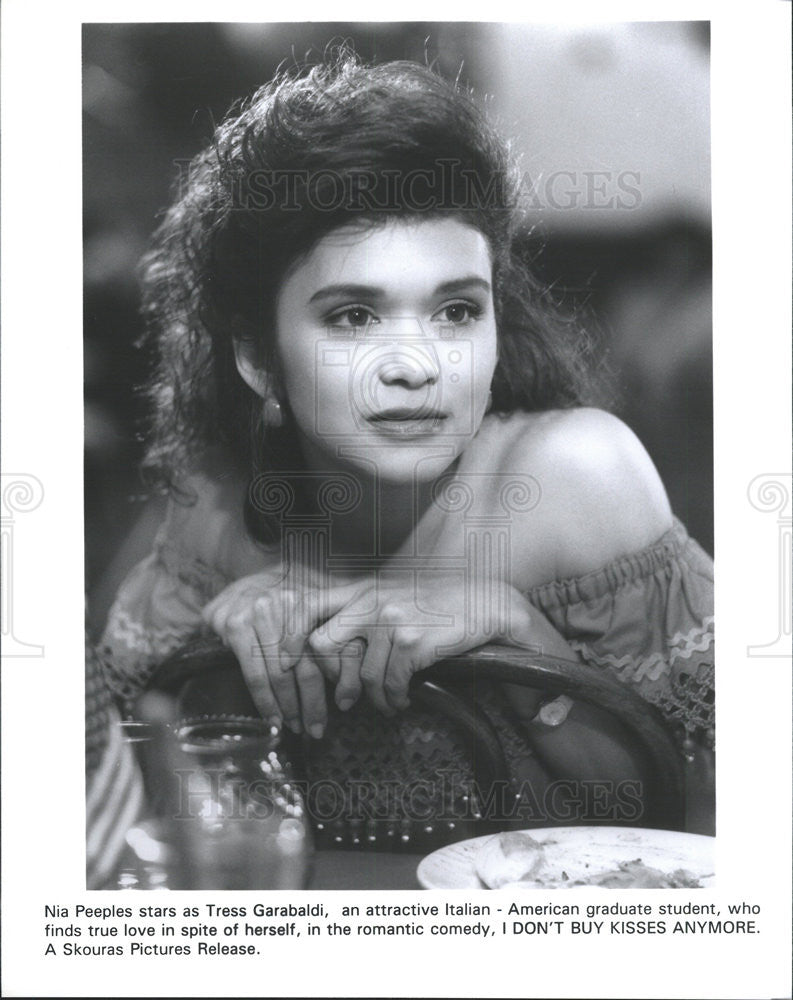 1992 Press Photo I Don&#39;t Buy Kisses Anymore Nia Peeples - Historic Images