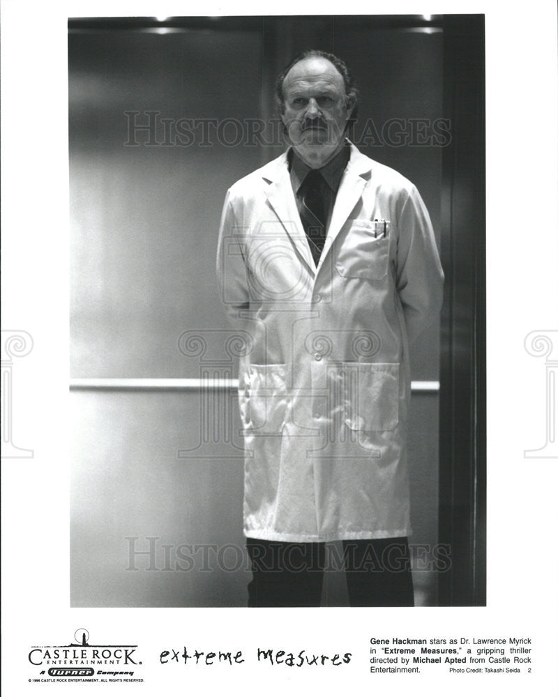 1996 Press Photo Gene Hackman in &quot;Extreme Measures&quot; - Historic Images