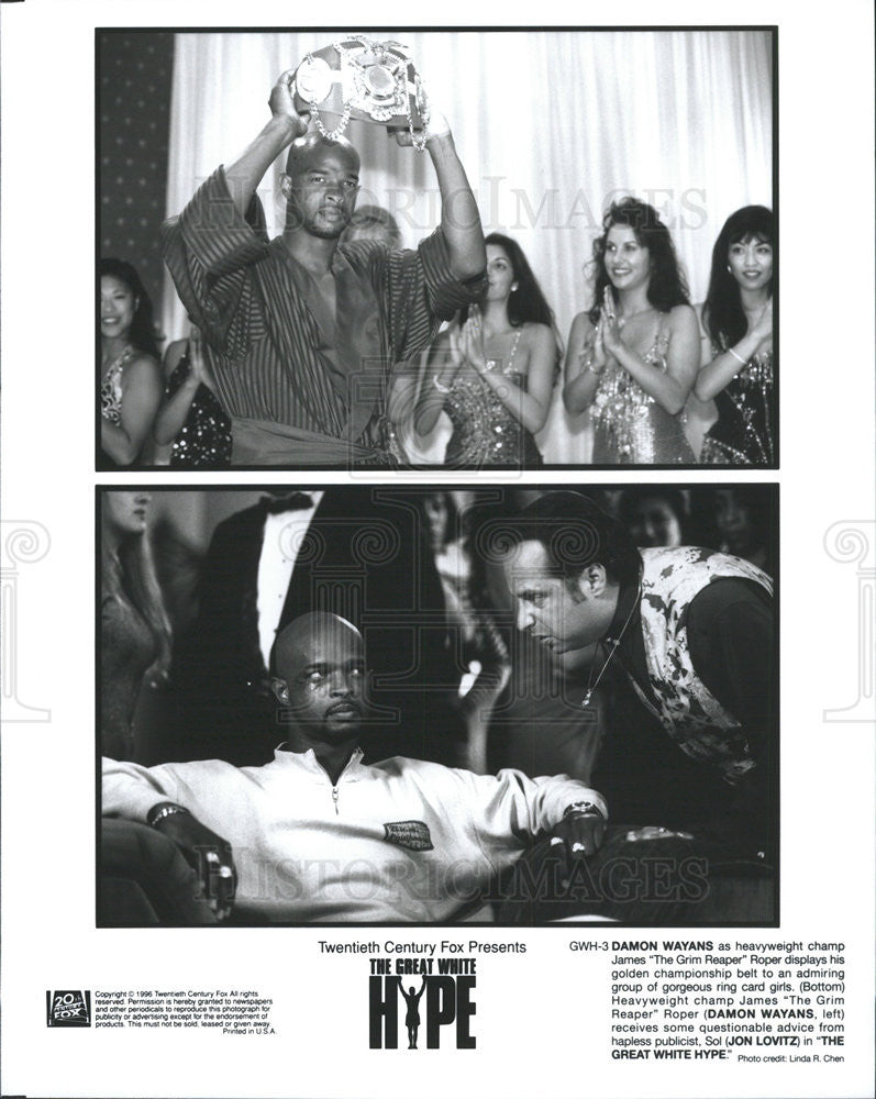 1996 Press Photo Damon Wayans in "The Great White Hype" - Historic Images