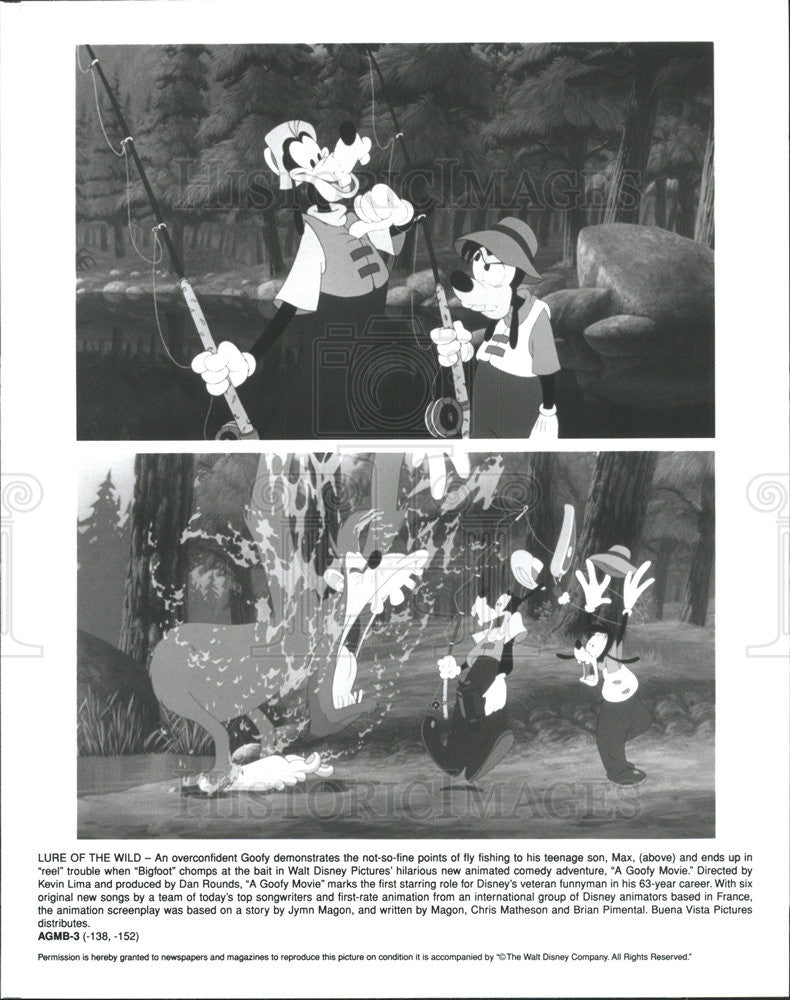 1995 Press Photo Disney's "A Goofy Movie" - Historic Images