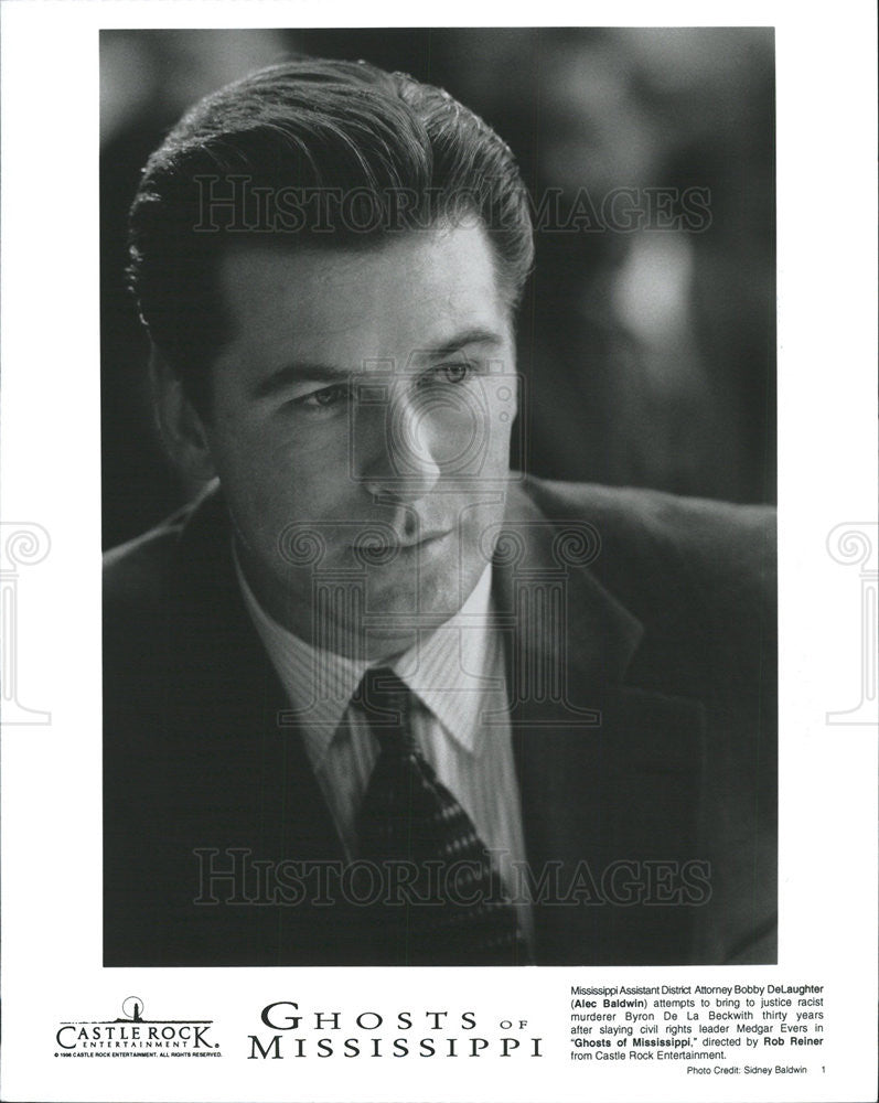 1998 Press Photo Alec Baldwin stars in Ghosts of Mississippi. - Historic Images