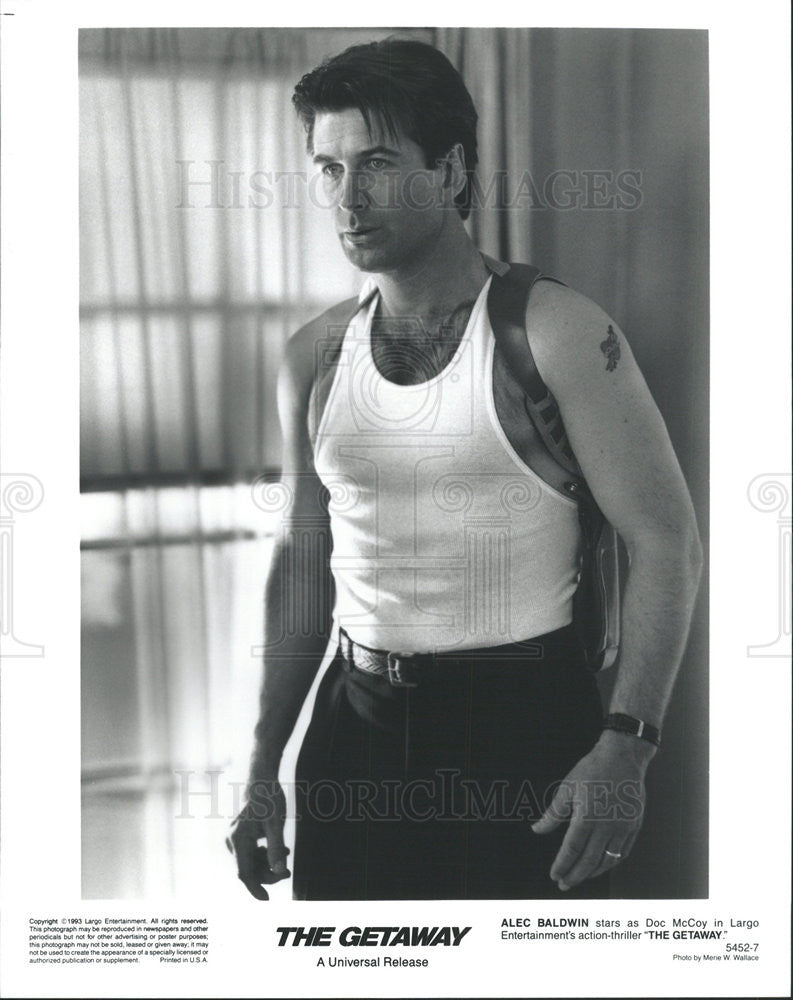 1996 Press Photo Alec Baldwin in "The Getaway" - Historic Images