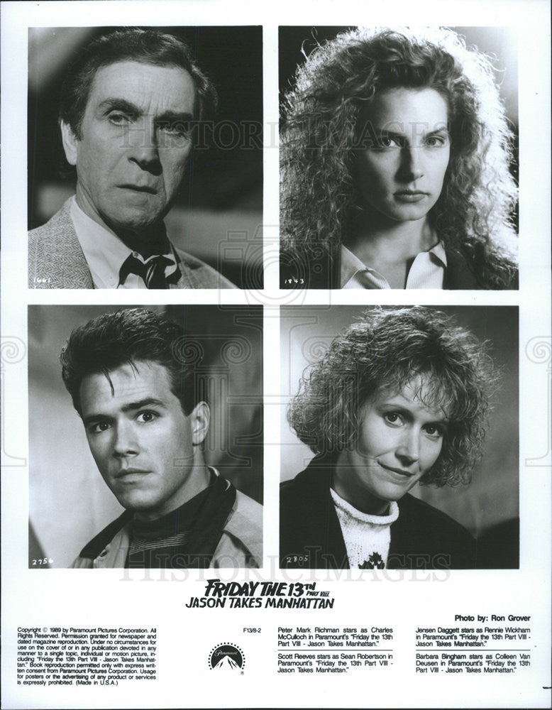 1989 Press Photo Film Actors Peter Mark Richman, Scott Reeves, Jensen Daggett - Historic Images