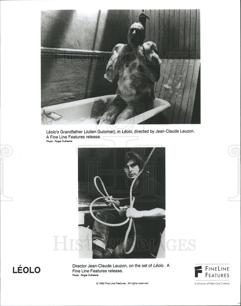 1992 Press Photo Julian guiomar A fine line Leolo - Historic Images