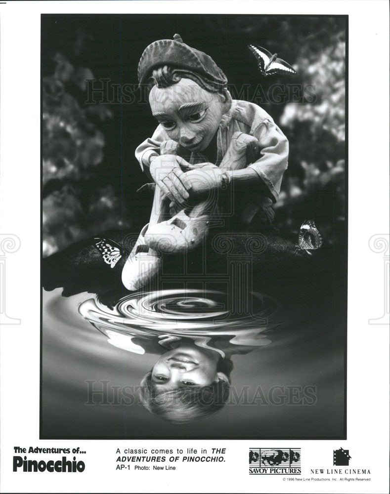 1996 Press Photo Scene Film Adventures Pinocchio - Historic Images
