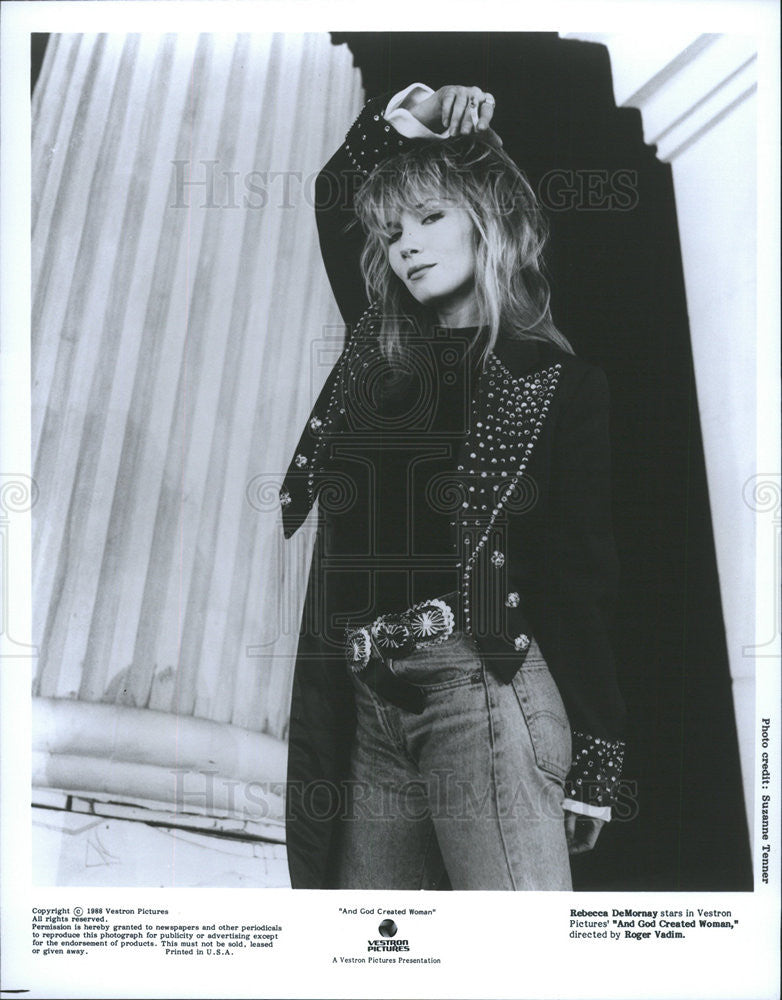 1988 Press Photo Copy Rebecca Demoney In And God Created Women - Historic Images