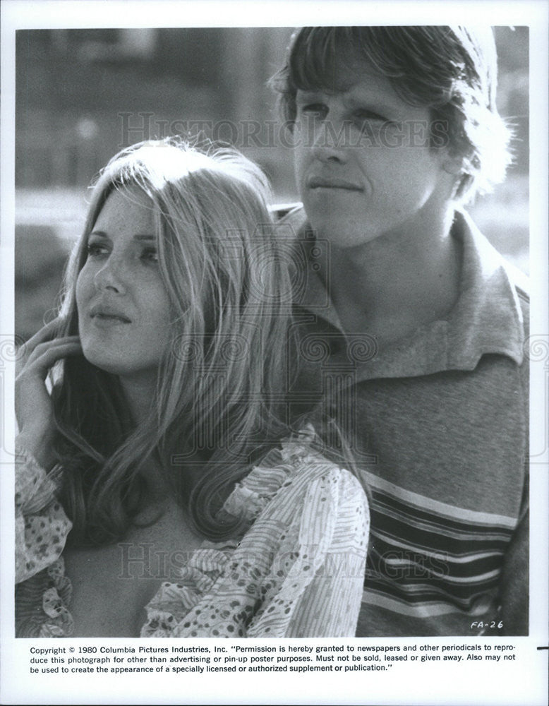 1980 Press Photo Annette O&#39;Toole &amp; Gary Busey - Historic Images