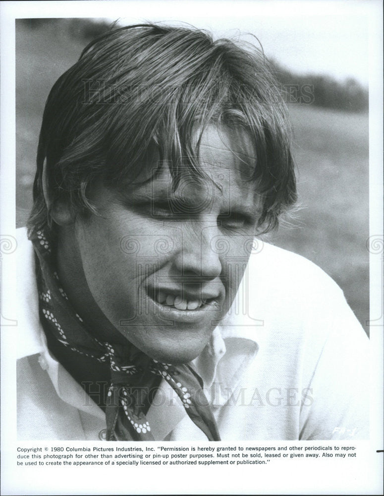 1980 Press Photo Actor Gary Busey - Historic Images