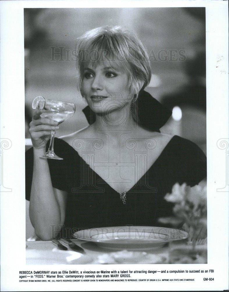 1988 Press Photo Rebecca DeMornay stars in &quot;Feds&quot; - Historic Images