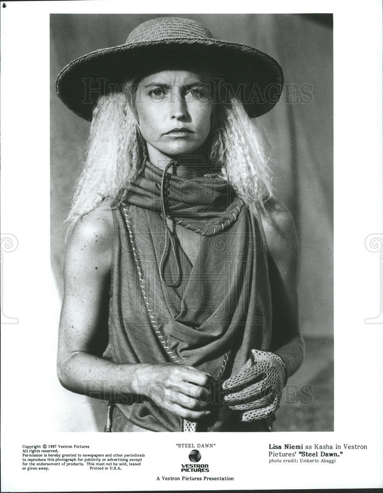 1987 Press Photo Lisa Niemi as Kasha in Steele Dawn. - Historic Images
