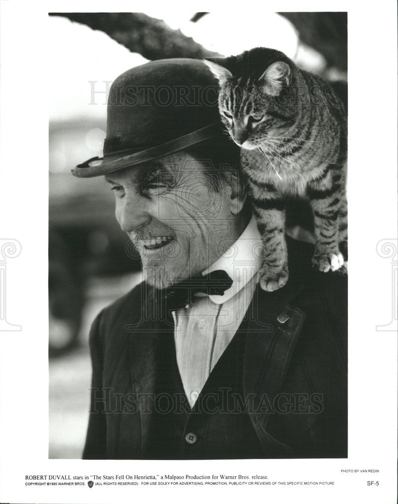 1995 Press Photo Robert Duvall Actor Stars Fell On Henrietta - Historic Images