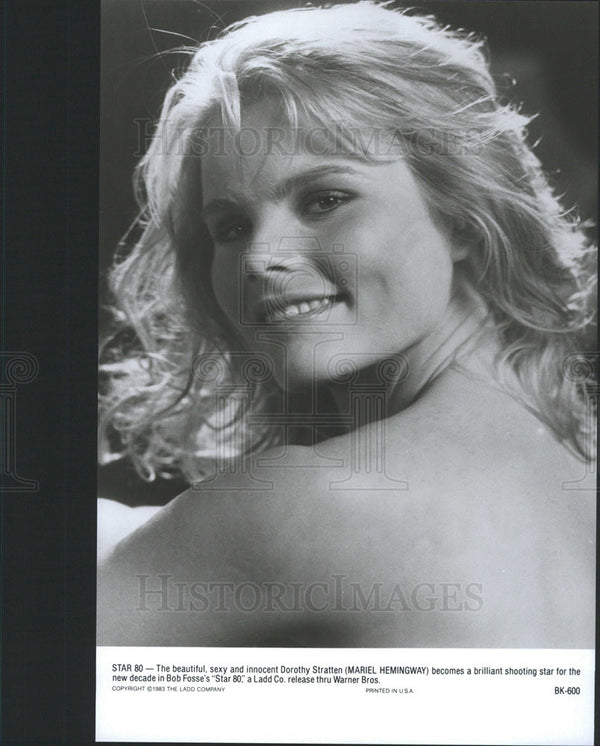 1983 Press Photo Mariel Hemmingway in 