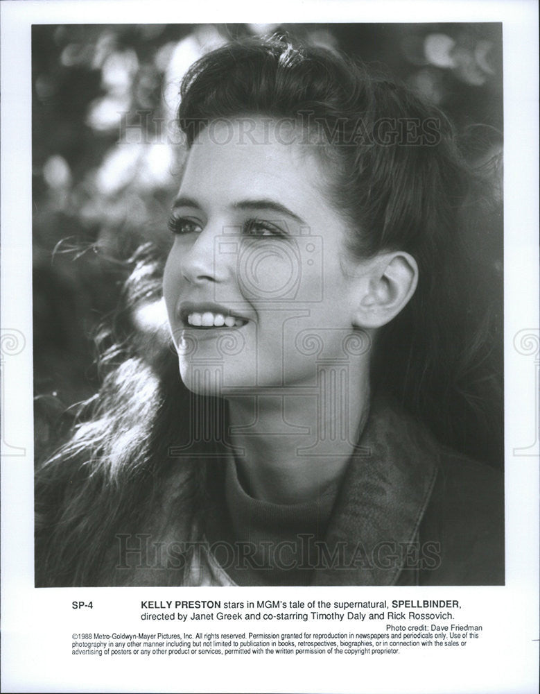 1988 Press Photo Kelly Preston SpellBinder - Historic Images