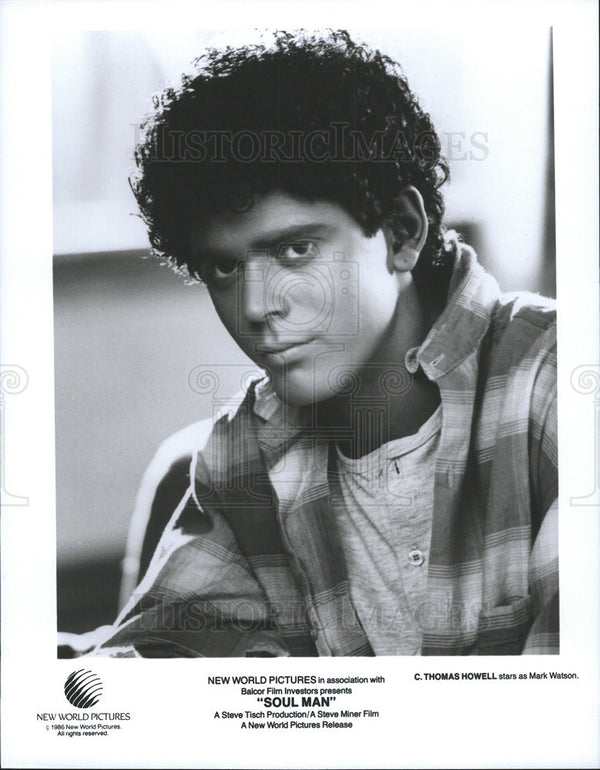 1986 Press Photo C. Thomas Howell Actor Soul Man - Historic Images