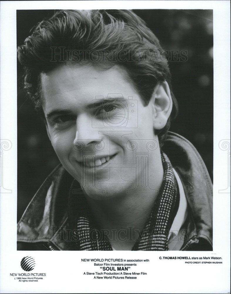 1986 Press Photo C. Thomas Howell Actor Soul Man - Historic Images