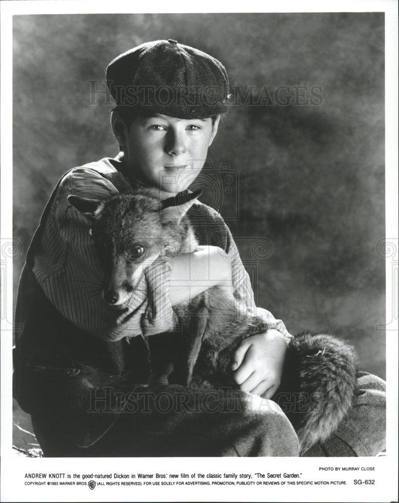 1993 Press Photo Andrew Knott Actor Secret Garden - Historic Images