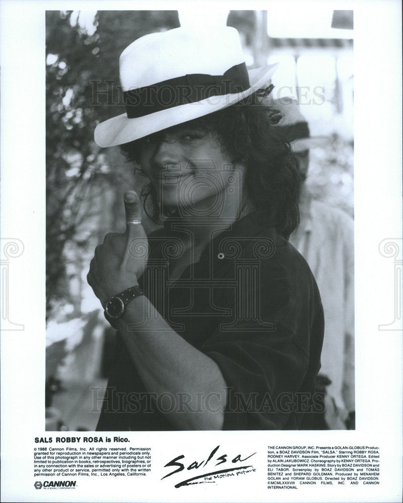 1988 Press Photo Salsa robby Rosa Movie - Historic Images