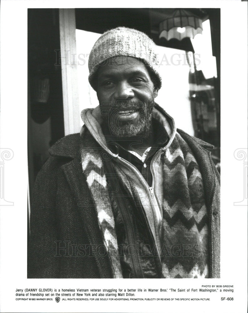 1993 Press Photo Danny Glover The Saint of Fort washington - Historic Images