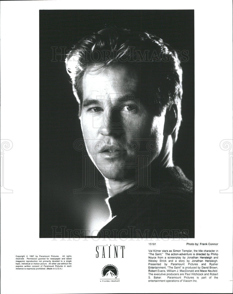 1997 Press Photo Val Lilmer in &quot;The Saint&quot; - Historic Images