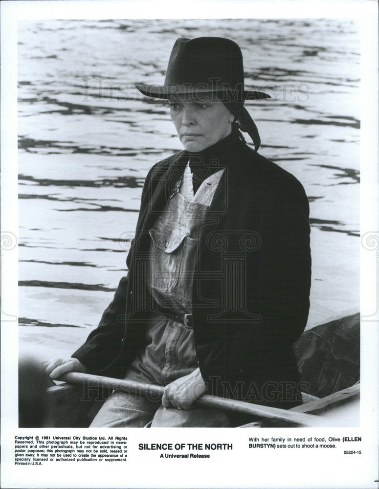 1981 Press Photo Ellen Burstyn Actress Silence North - Historic Images