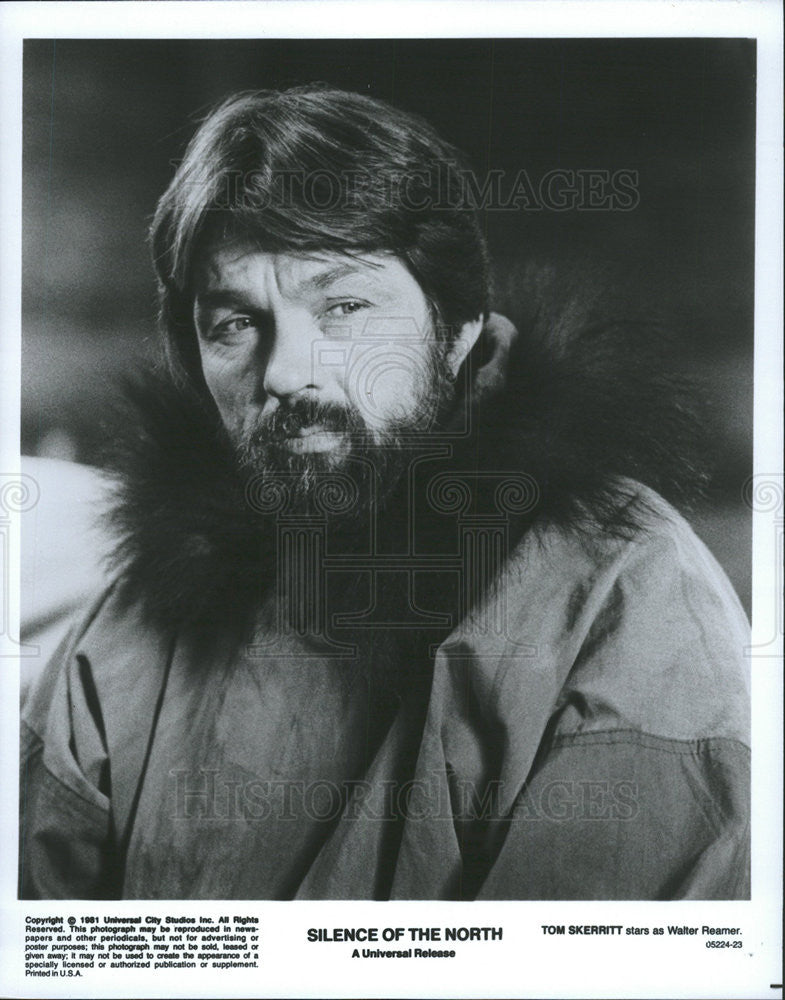 1981 Press Photo Tom Skerrit Actor Silence North - Historic Images