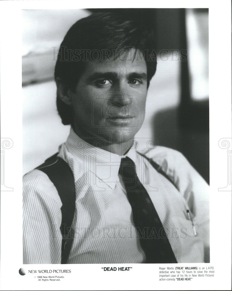 1988 Press Photo Treat Williams As Roger Mortis In "Deat Heat" - Historic Images