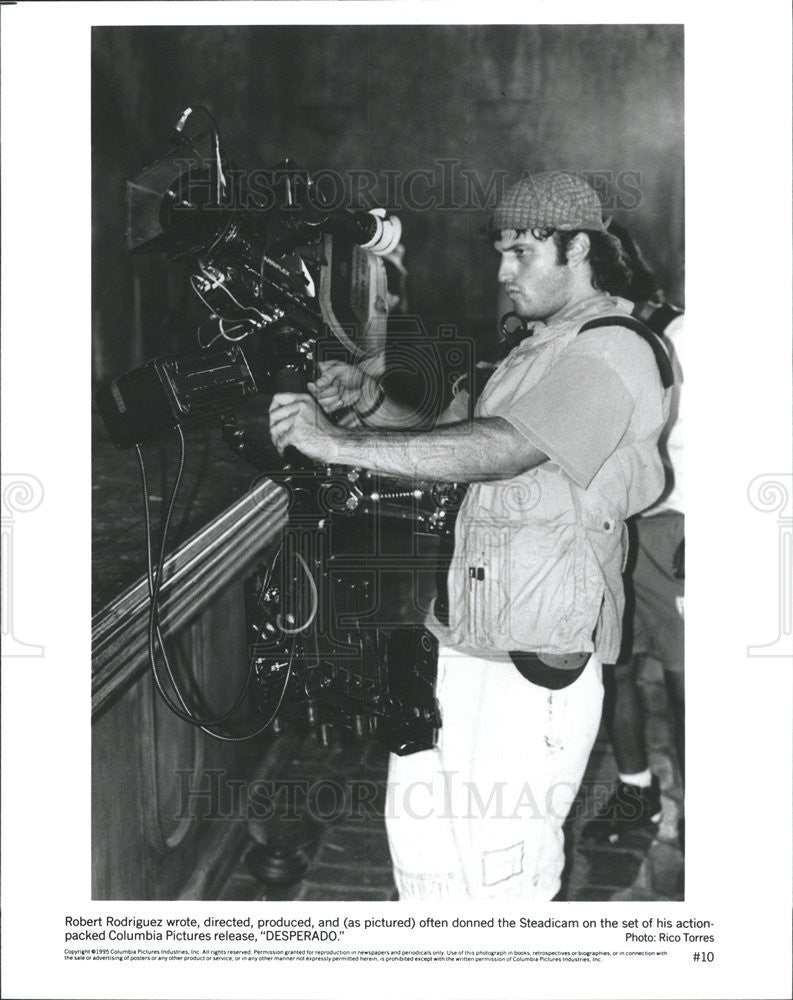 1995 Press Photo Robert Rodriguez Writer Director Producer Desperado - Historic Images