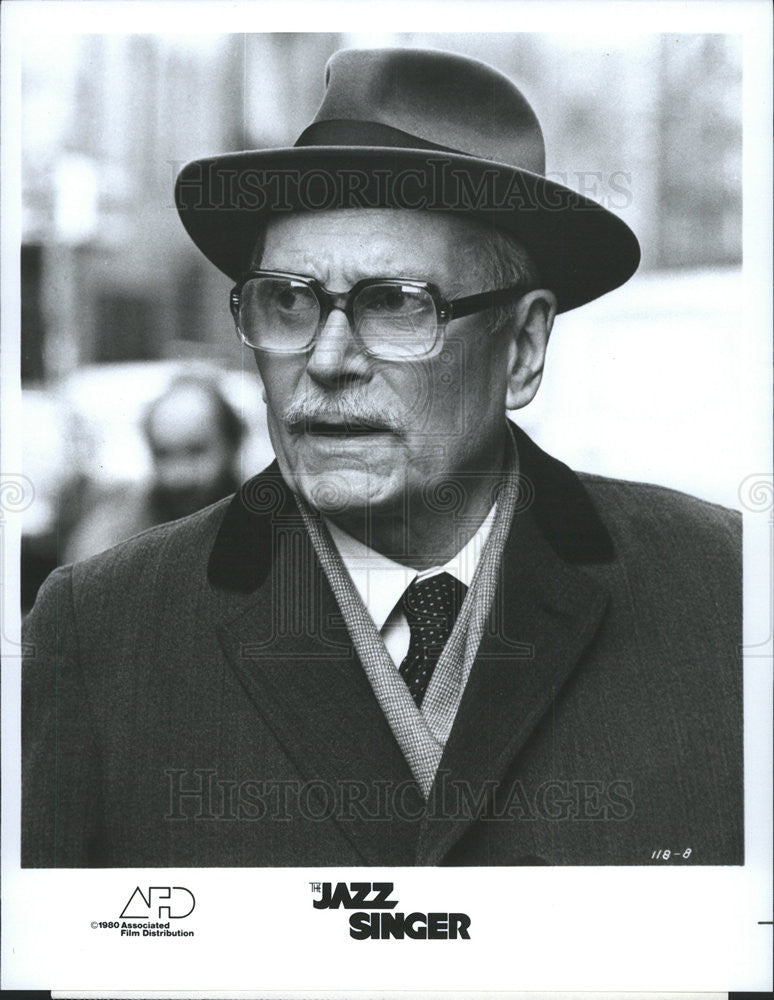 1980 Press Photo Laurence Olivier Actor Jazz Singer - Historic Images