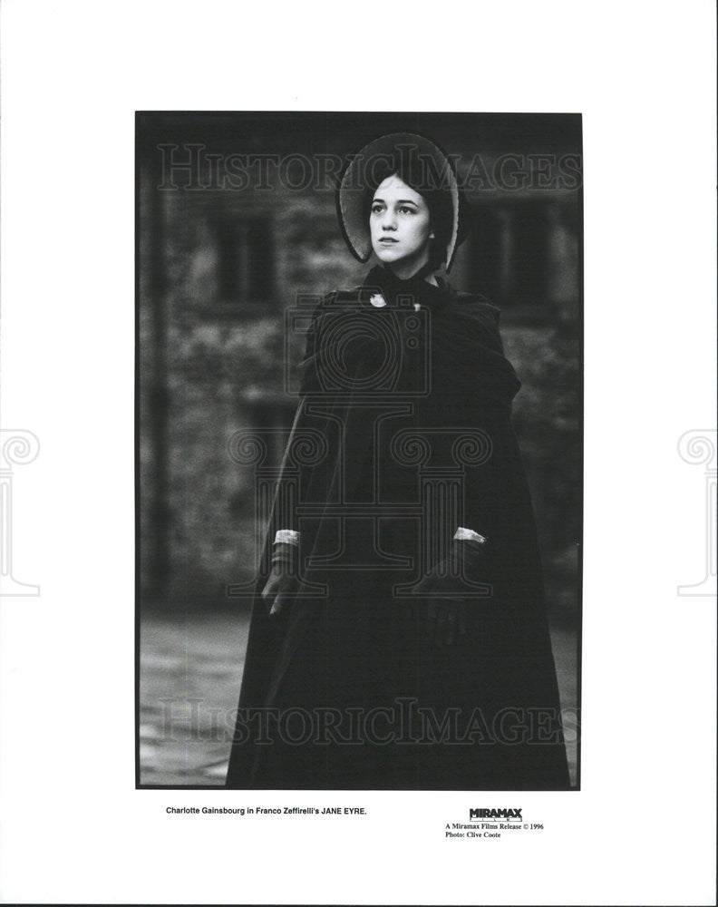 1996 Press Photo Charlotte Gainsbourg Actress - Historic Images