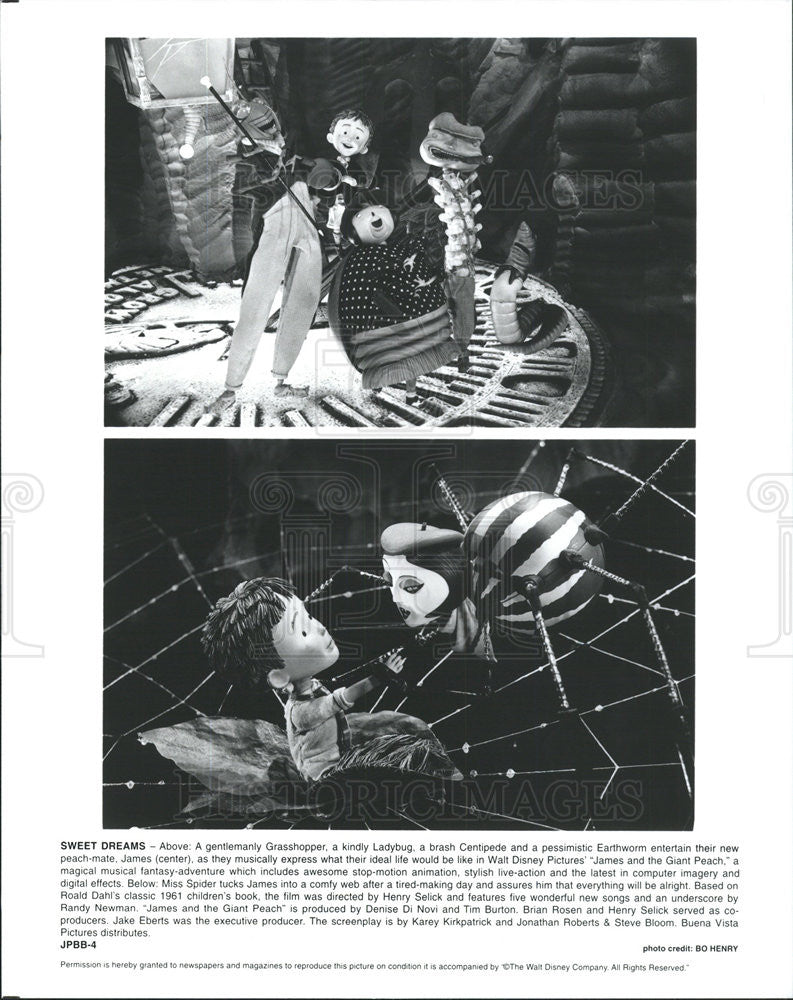 Press Photo "James and the Giant Peach" Walt Disney Pictures - Historic Images