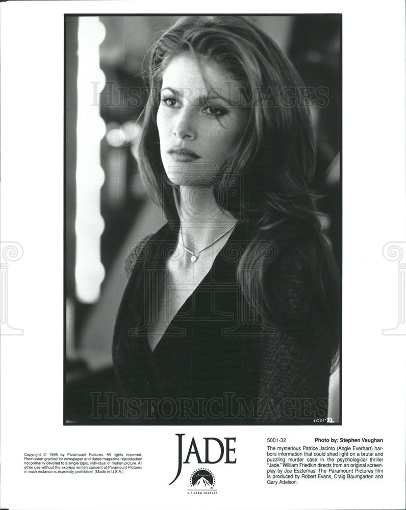 1995 Press Photo Angie Everhart, &quot;Jade&quot; - Historic Images