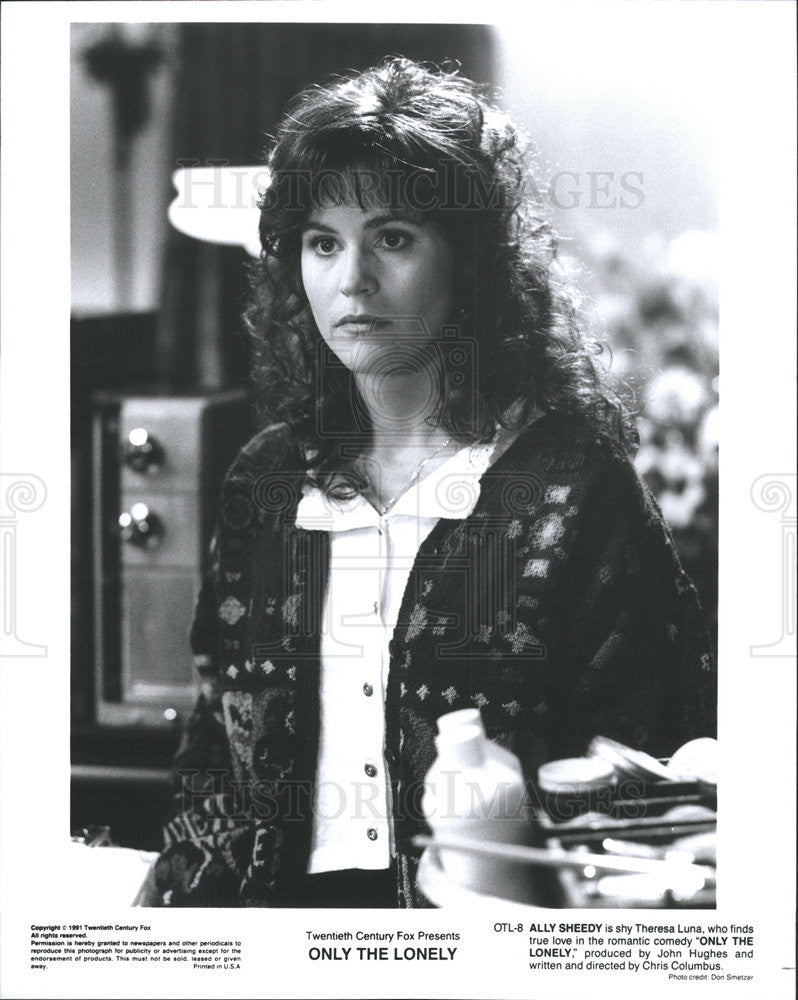 1991 Press Photo Only The Lonely Ally Sheedy - Historic Images