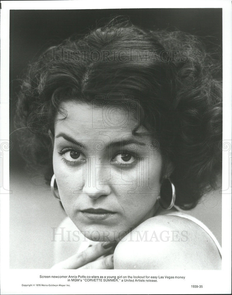 1978 Press Photo Actress Annie Potts CORVETTE SUMMER - Historic Images