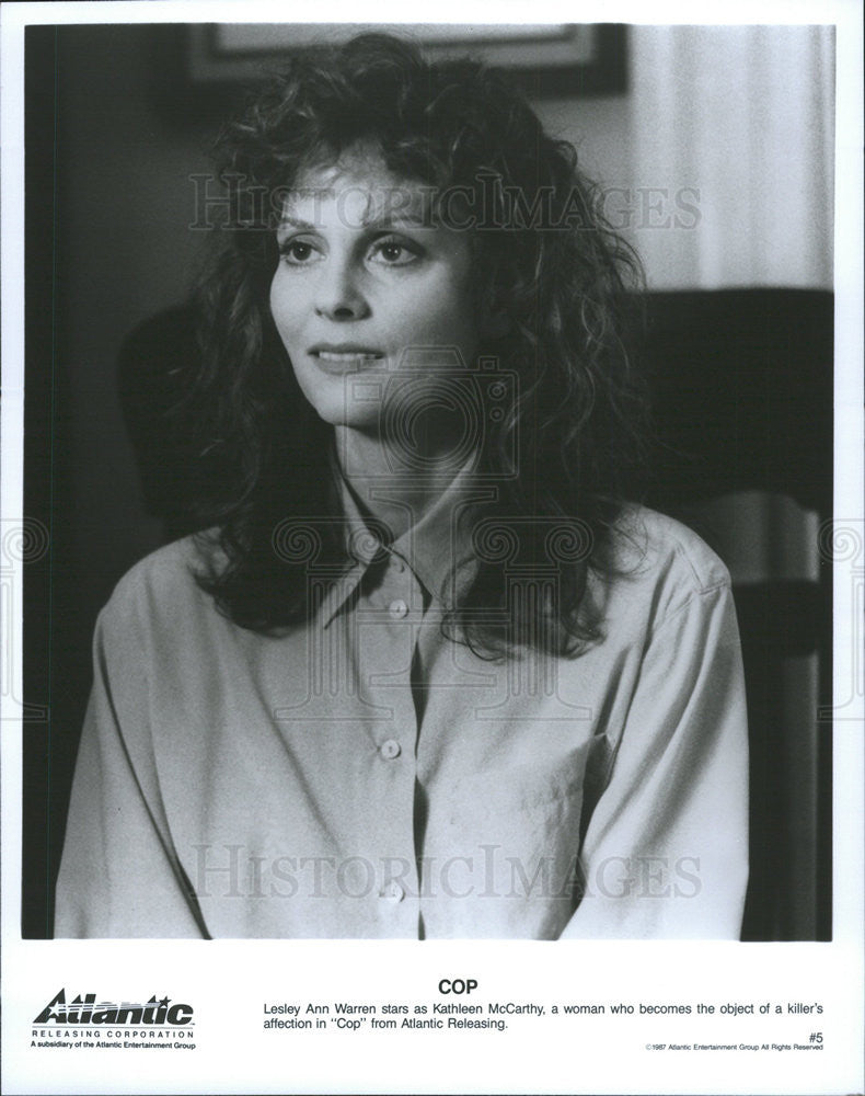 1987 Press Photo Actress Lesly Ann Warren COP - Historic Images