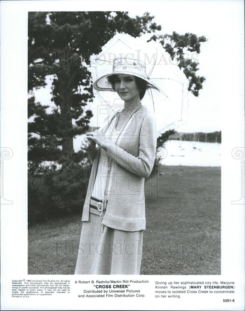 1983 Press Photo Mary Steenburgen/Actress/Cross Creek - Historic Images