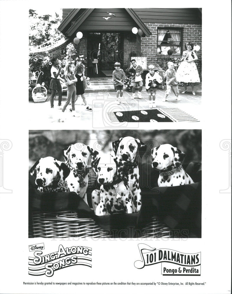 1961 Press Photo Disney&#39;s 101 Dalmations - Historic Images